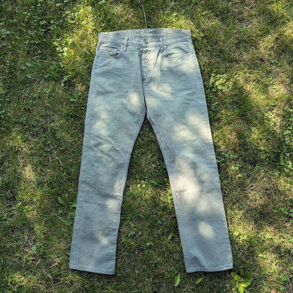 3sixteen olive selvedge jeans